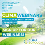Πρόσκληση συμμετοχής στα ανοιχτά διαδικτυακά σεμινάρια “Climawebinars: Waste, Circularity, Energy and Mobility”- Climaborough-Δ. Ιωαννιτών